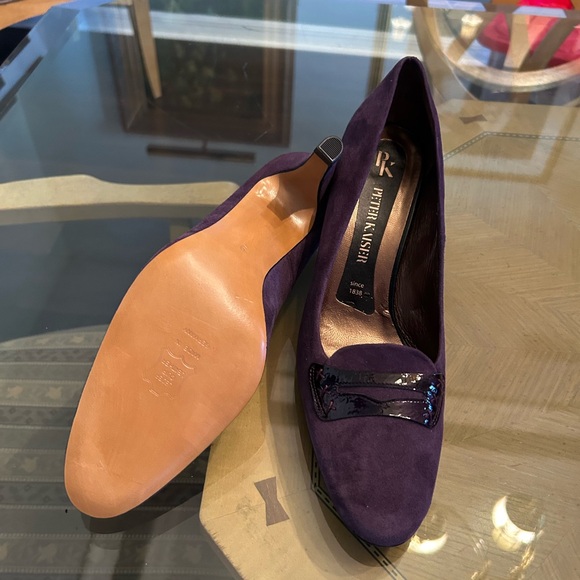 Beautiful suede Peter Kaiser German made suede and leather kitten heels. - Picture 5 of 5